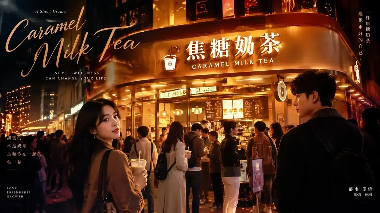 黄果短剧《重生之奶茶大亨》首屏推荐图